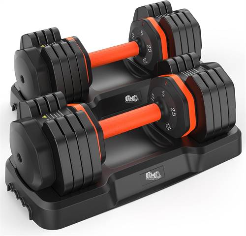 25LB 55LB Adjustable Dumbbells Set