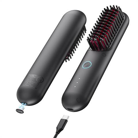 TYMO Cordless Hair Straightener Brush