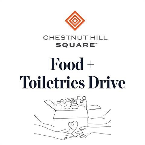 Chestnut Hill Square Hosts Food + Toiletries Drive for the Newton Food Pantry