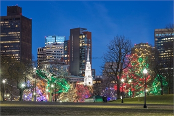 Holiday Lighting Celebrations In Boston